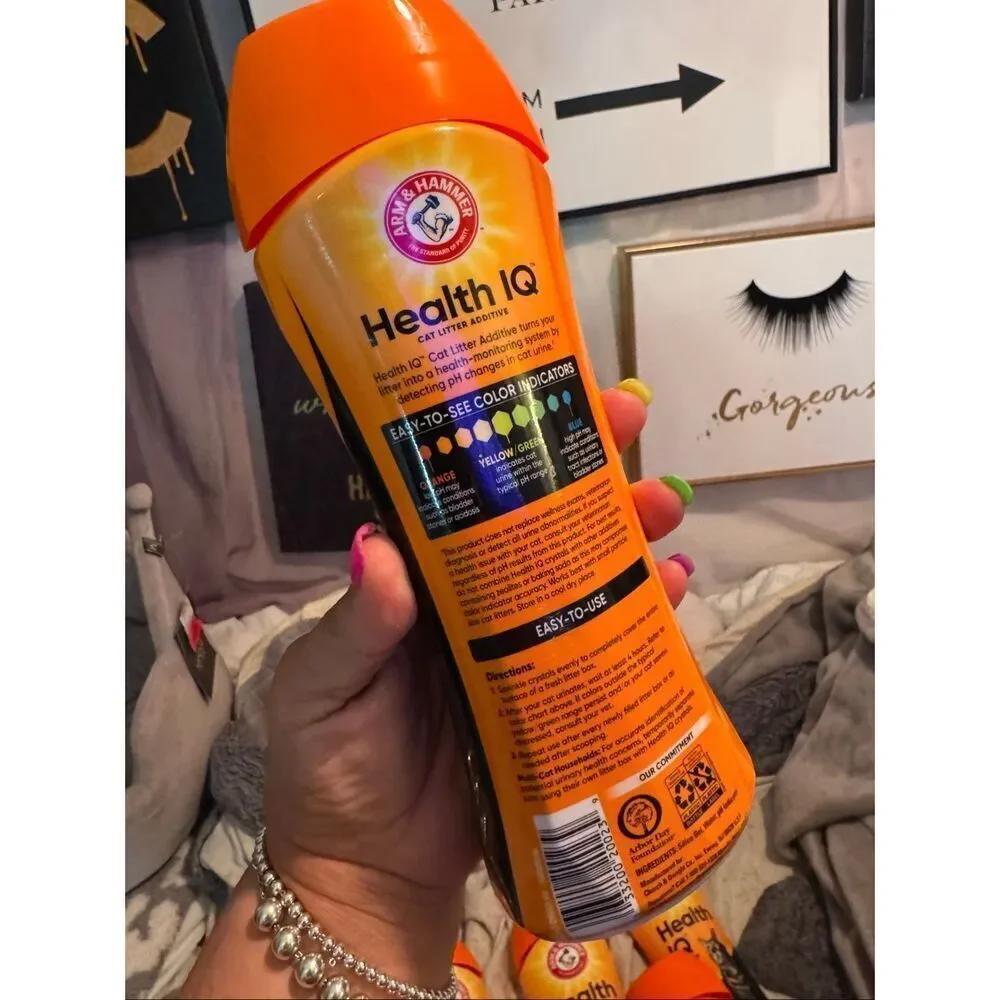 Bundle of 11x cat/feline/pet litter monitoring health IQ crystals- arm & hammer
